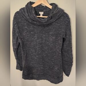 Merona Cowl Neck Black Sweater
